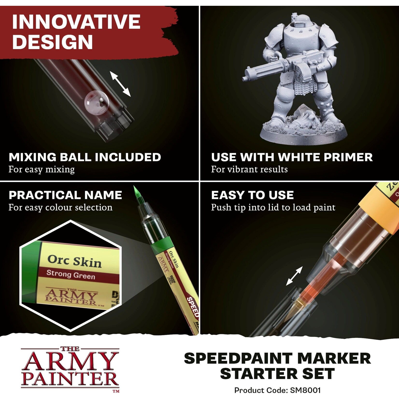 The Army Painter Army Painter Speedpaint Marker Starter Set