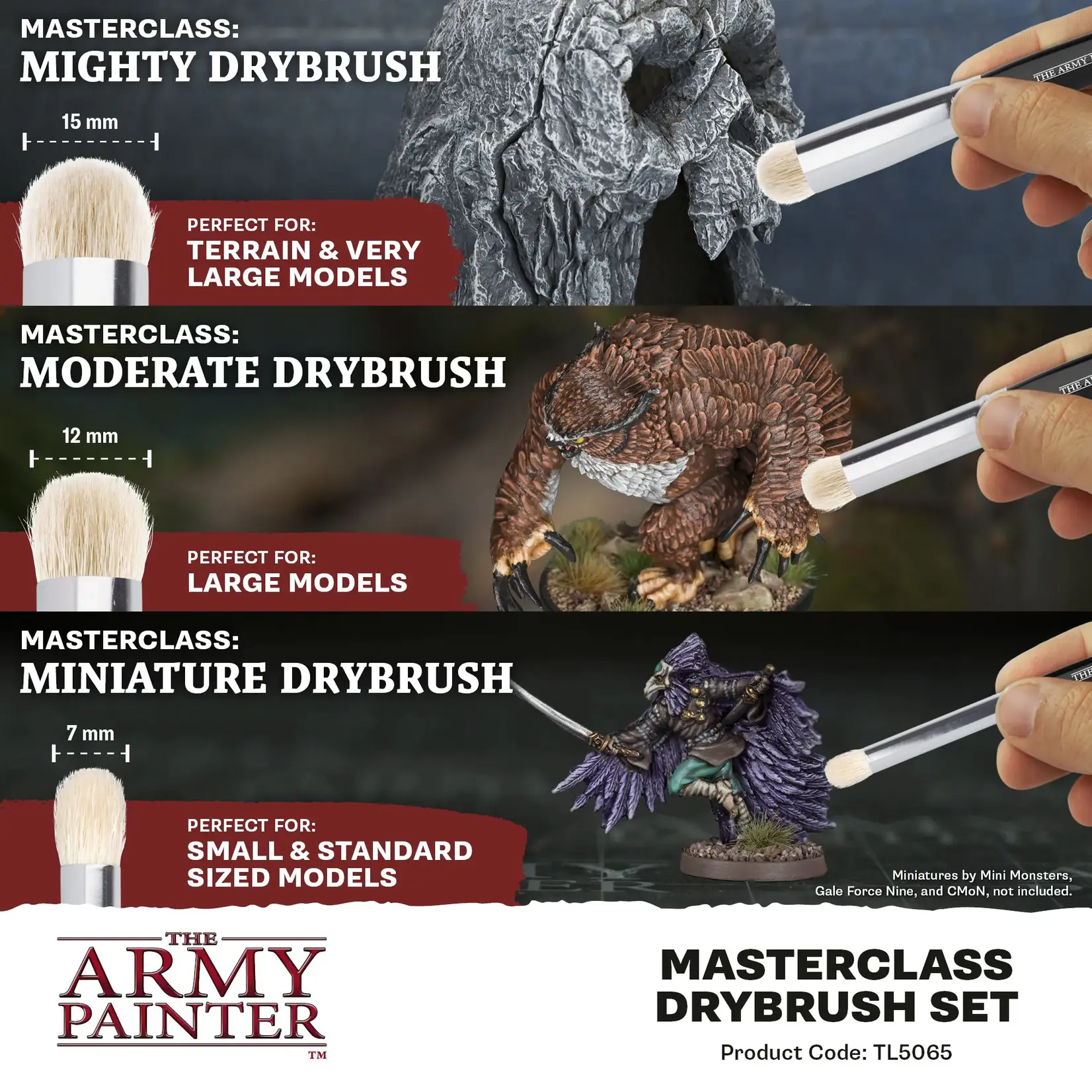 The Army Painter The Army Painter Masterclass: Dry Brush Set
