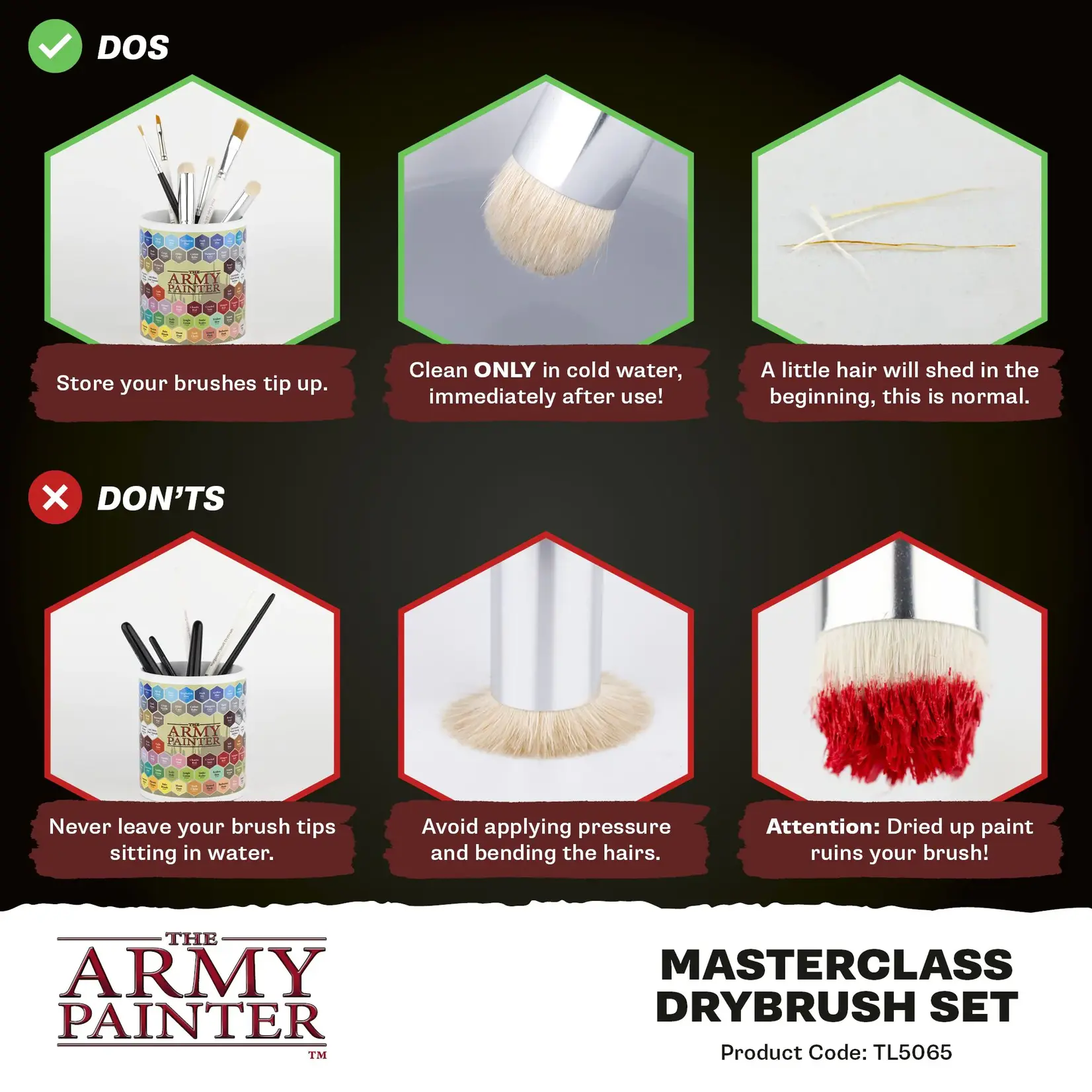 The Army Painter The Army Painter Masterclass: Dry Brush Set