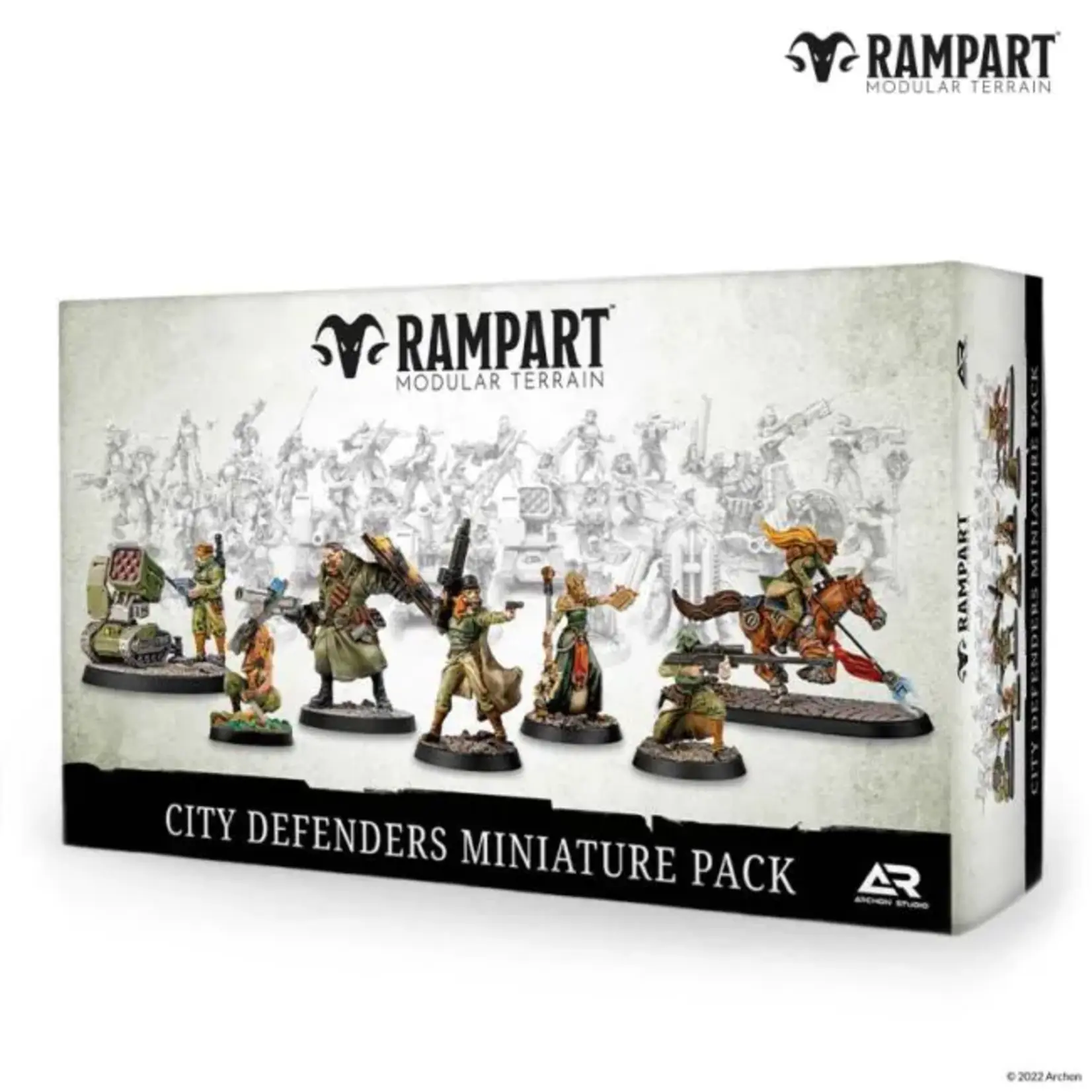 Archon Studio Rampart Modular Terrain: City Defenders Miniature Set