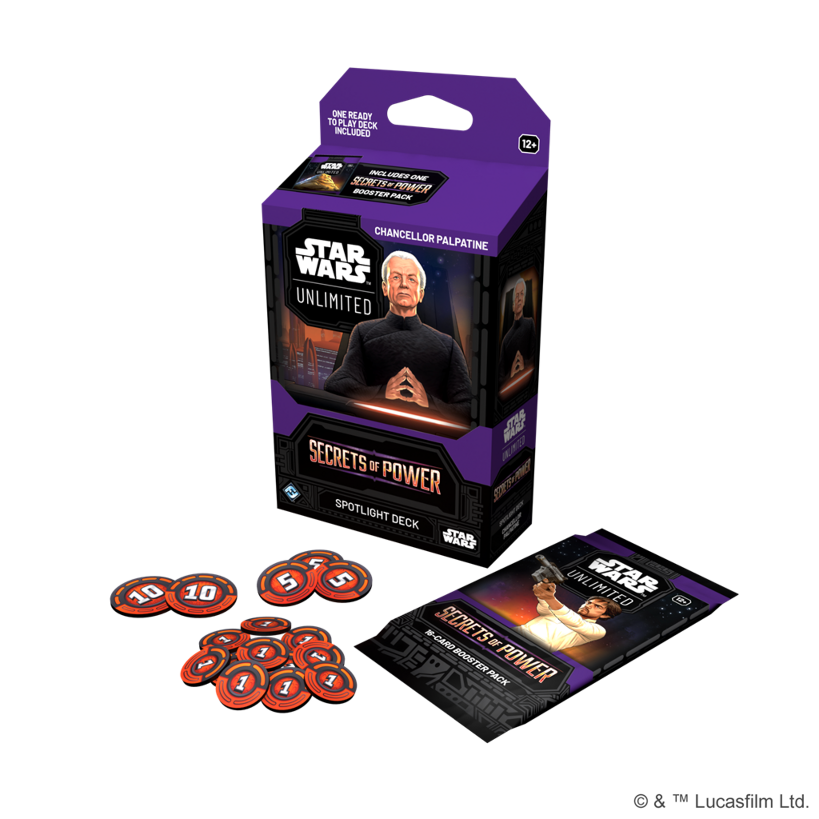 Fantasy Flight Games SWU Secrets of Power: Palpatine Spotlight Deck (EN)