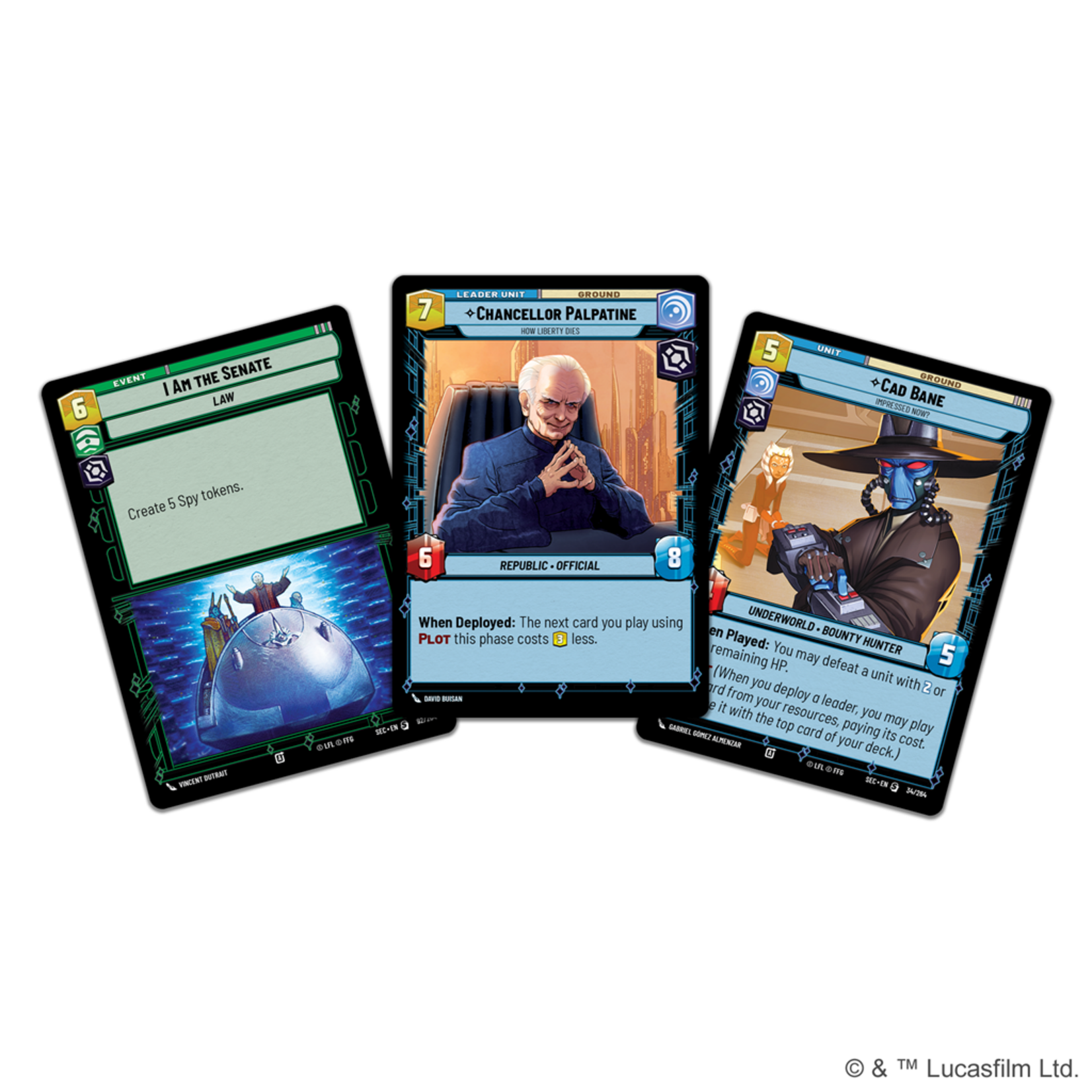 Fantasy Flight Games SWU Secrets of Power: Palpatine Spotlight Deck (EN)