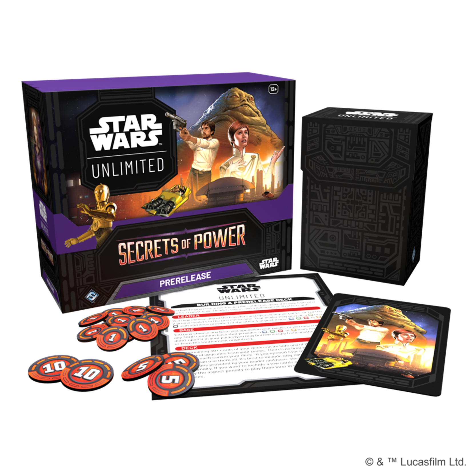 Fantasy Flight Games SWU: Secrets of Power Prerelease kit