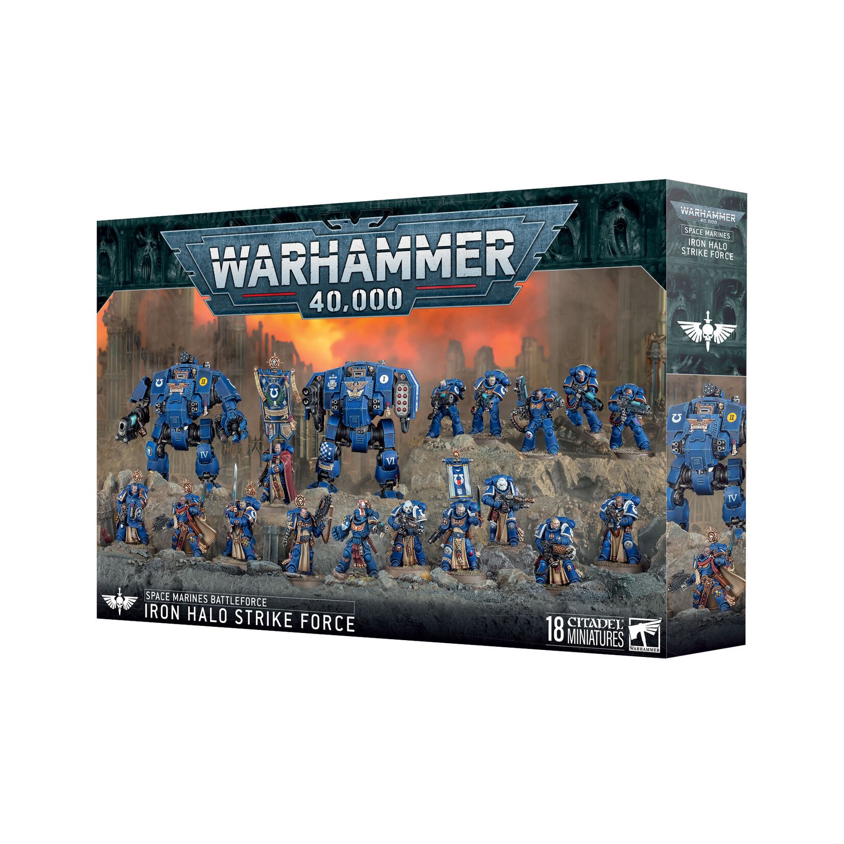 Games Workshop Battleforce Space Marines: Iron Halo Strike Force