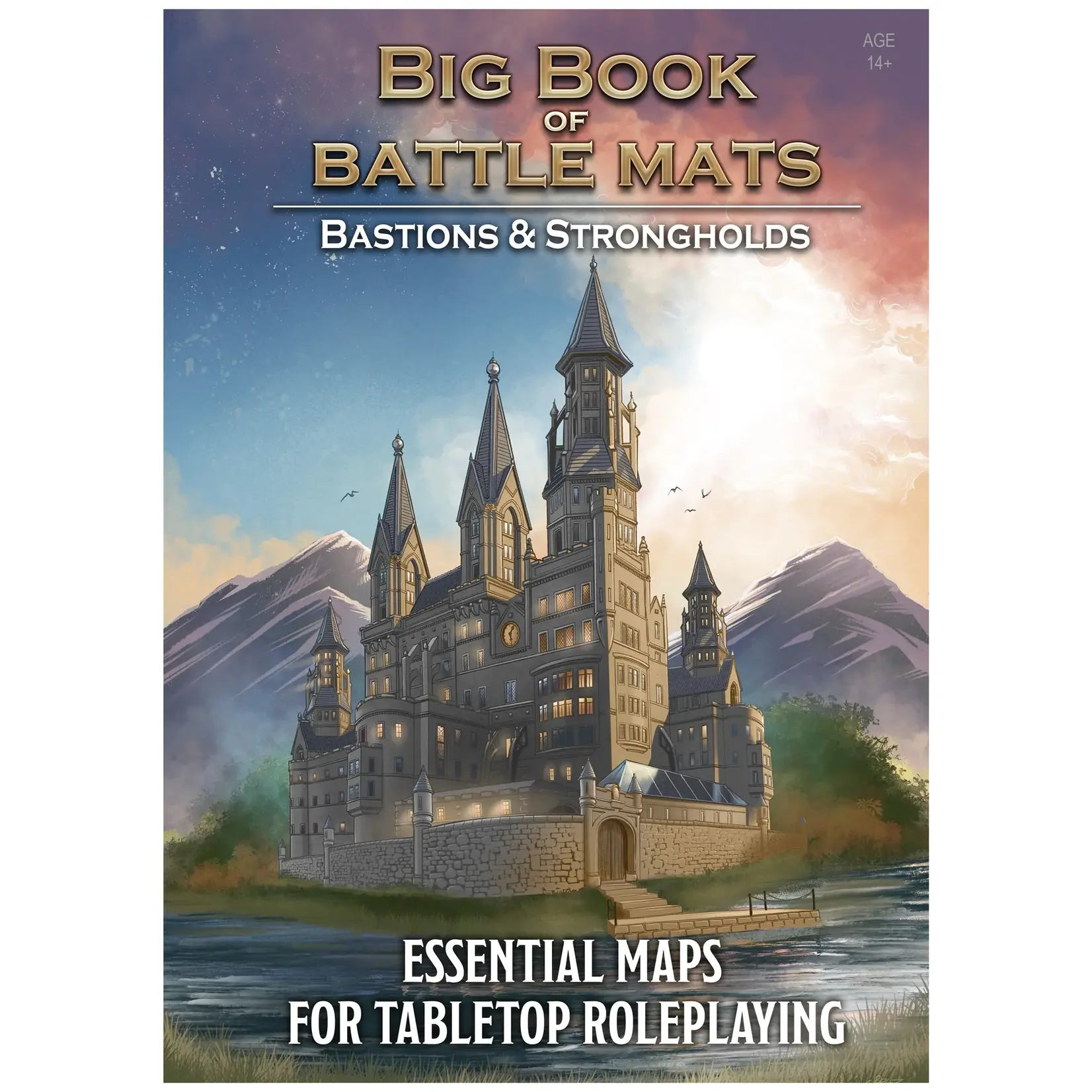 Loke Battlemats Big Book of Battle Mats: Bastions & Strongholds