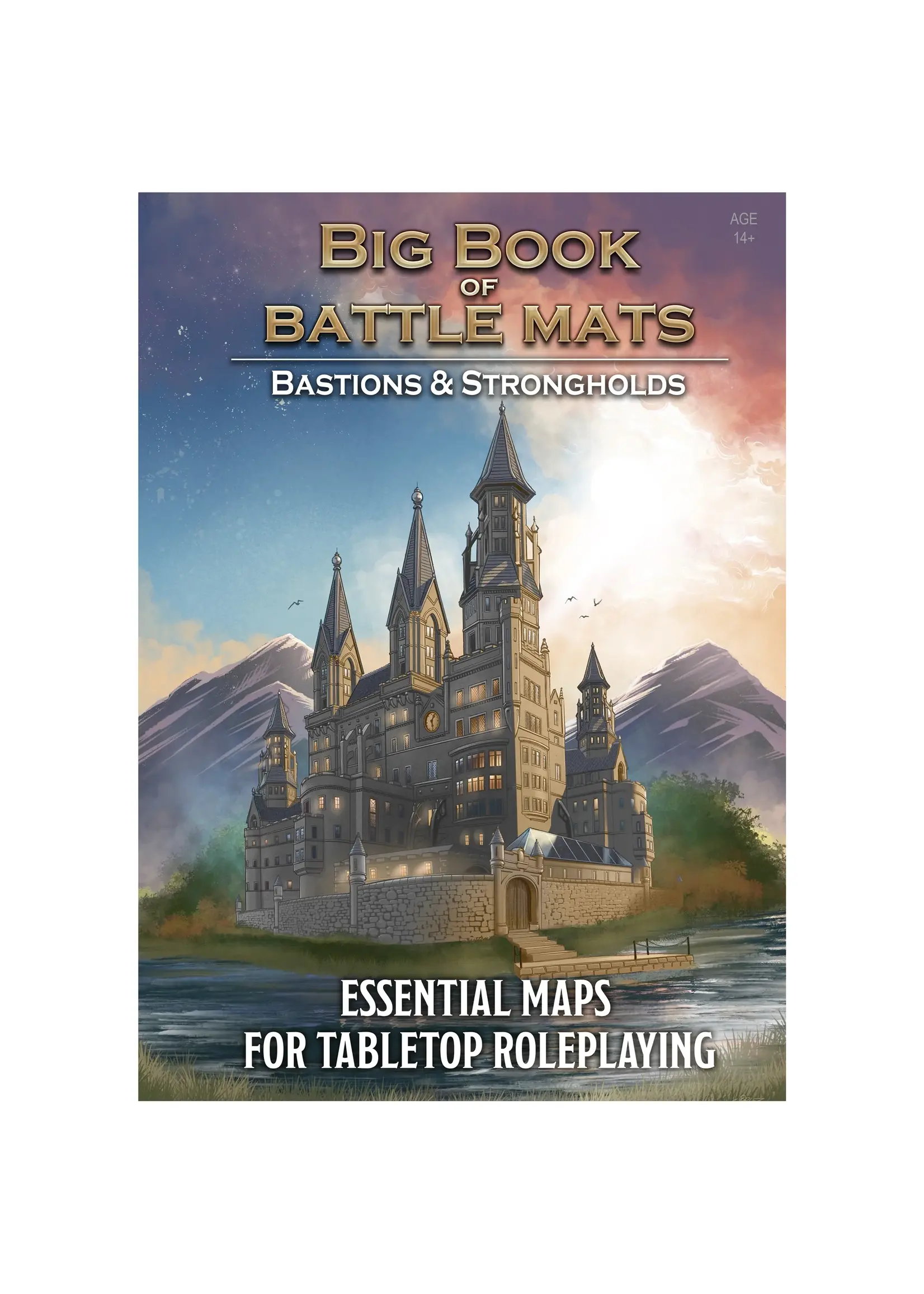 Loke Battlemats Big Book of Battle Mats: Bastions & Strongholds