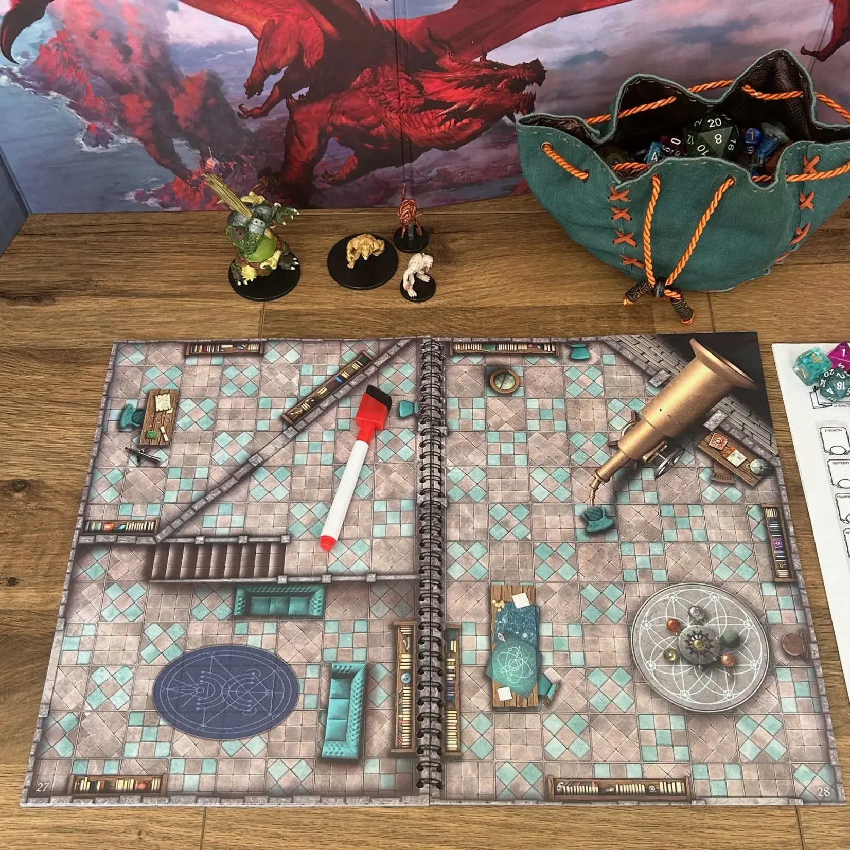 Loke Battlemats Big Book of Battle Mats: Bastions & Strongholds