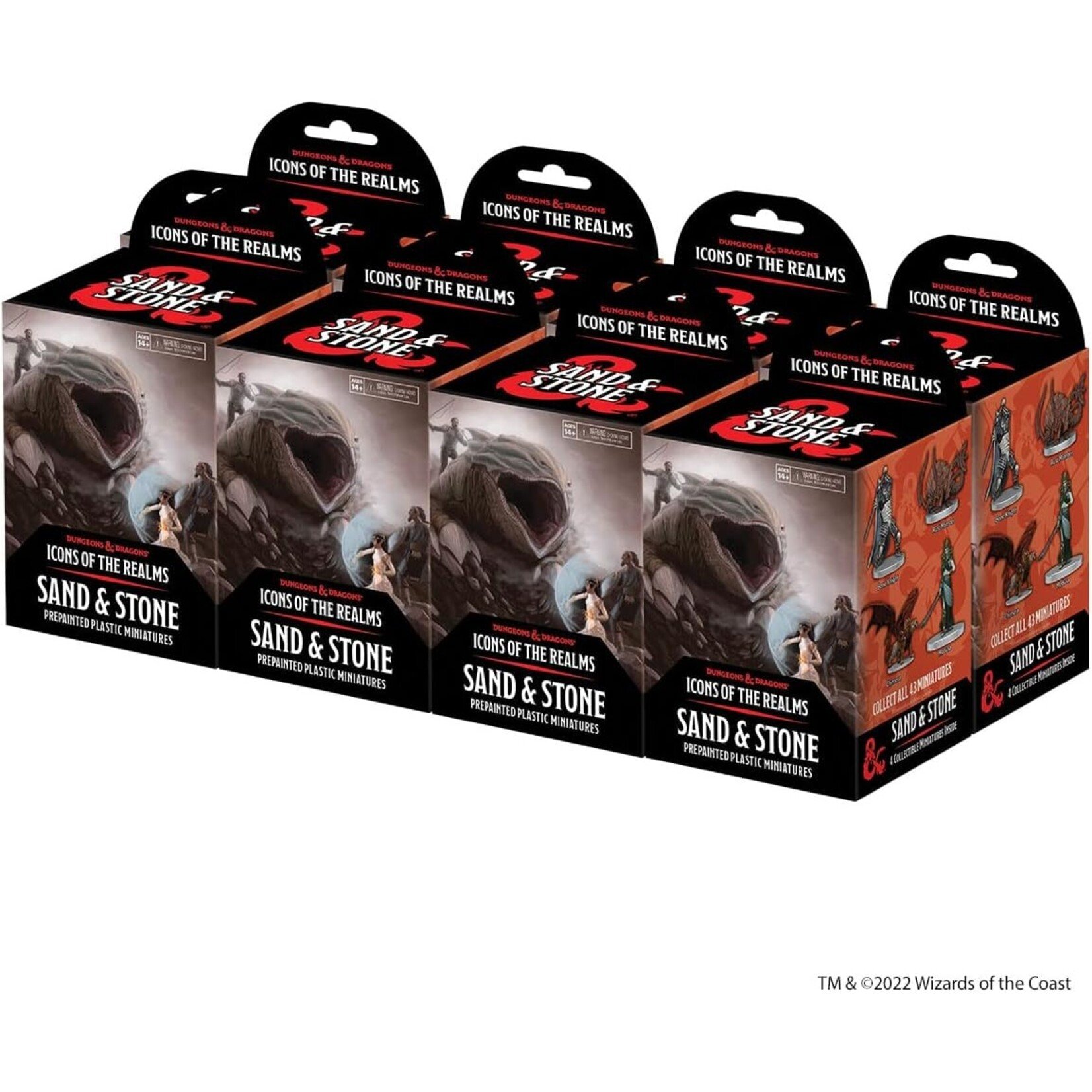 Wizkids D&D Icons of the Realms Sand & Stone Brick (8)