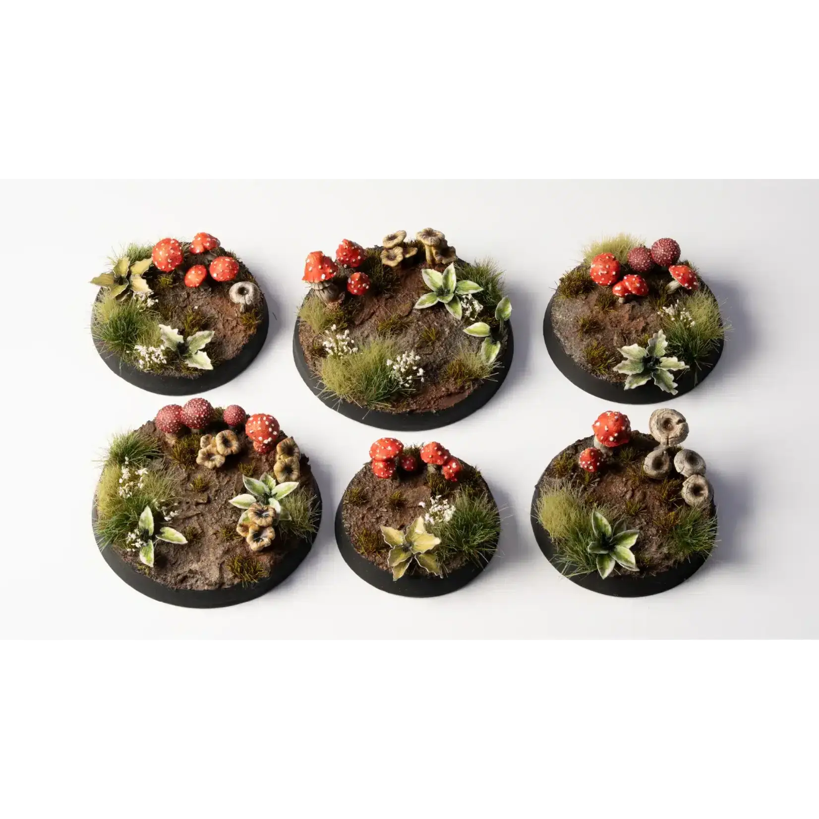 Gamers Grass Basing Bits Forest Mushrooms