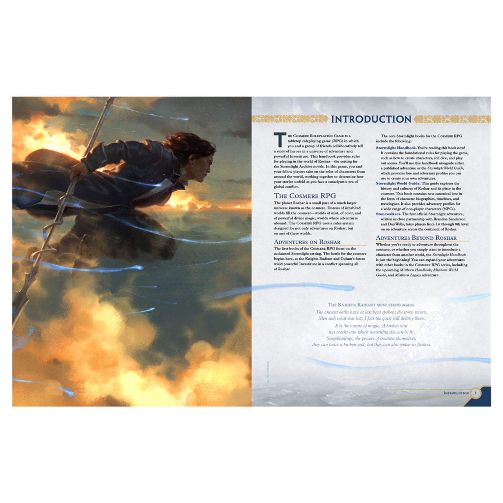 Dragonsteel Cosmere RPG Stormlight Handbook (EN) (Pre-Order)