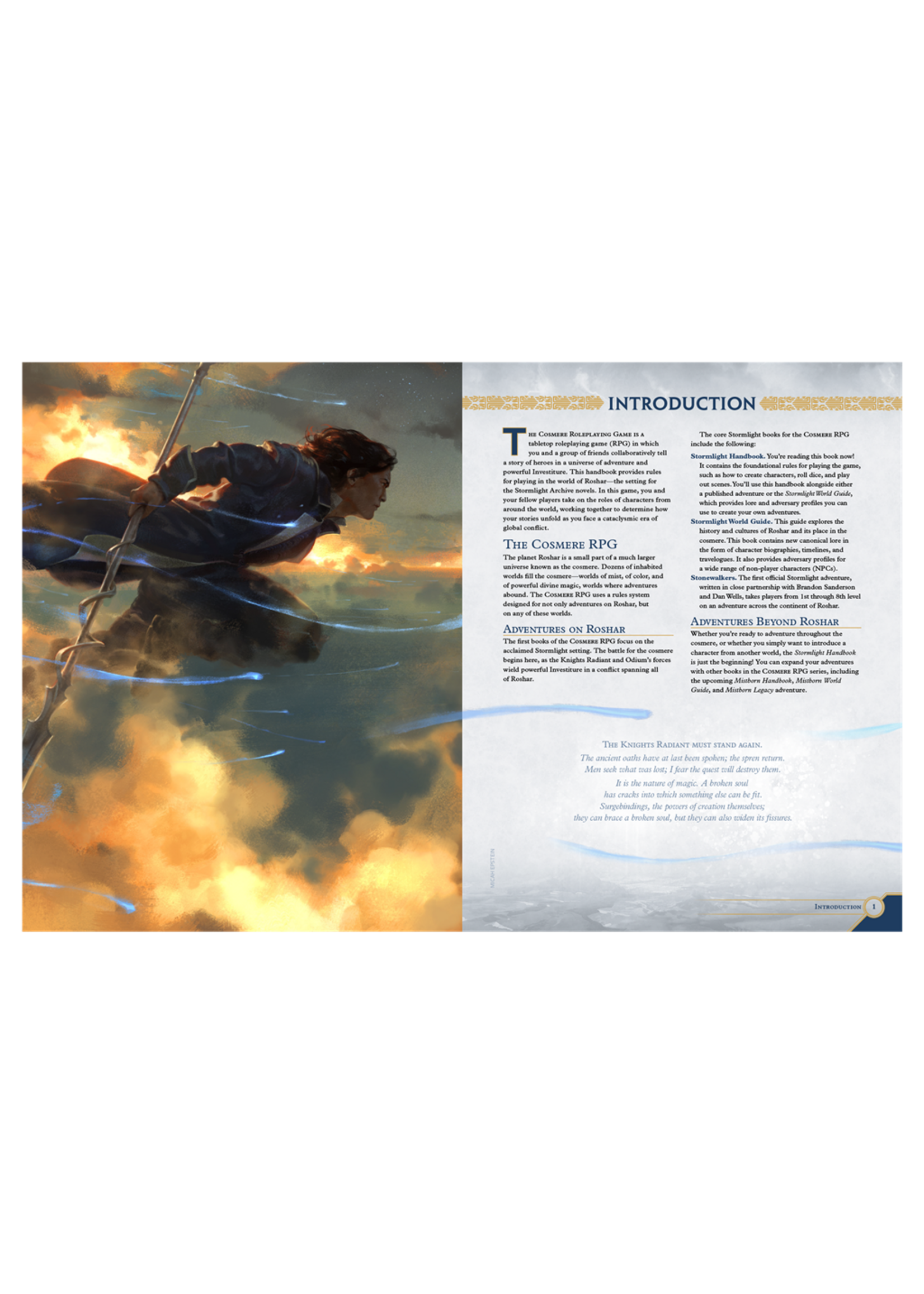 Dragonsteel Cosmere RPG Stormlight Handbook (EN) (Pre-Order)