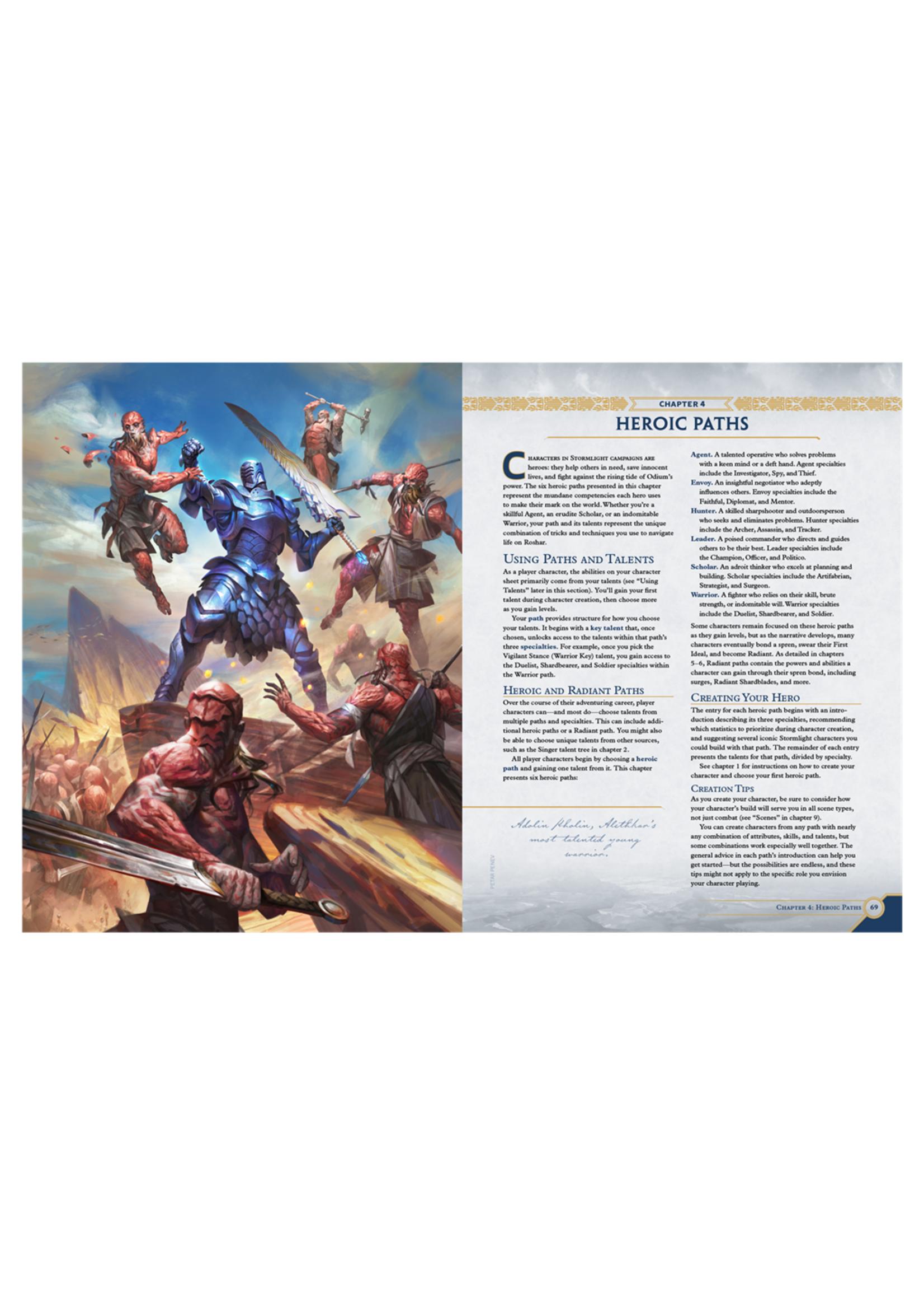 Dragonsteel Cosmere RPG Stormlight Handbook (EN) (Pre-Order)
