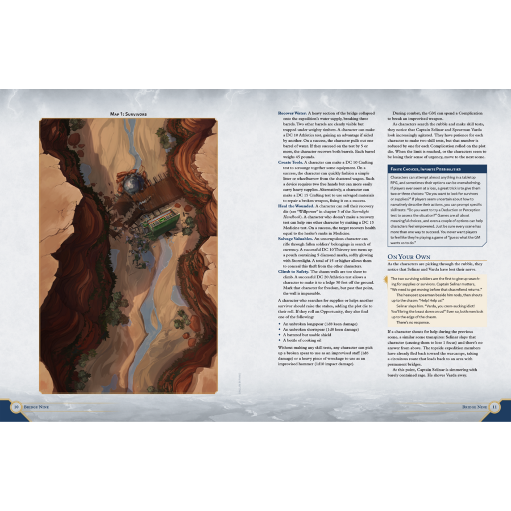 Brotherwise Games Cosmere RPG: Stormlight Adventure Bridge Nine (EN) (Pre-Order)