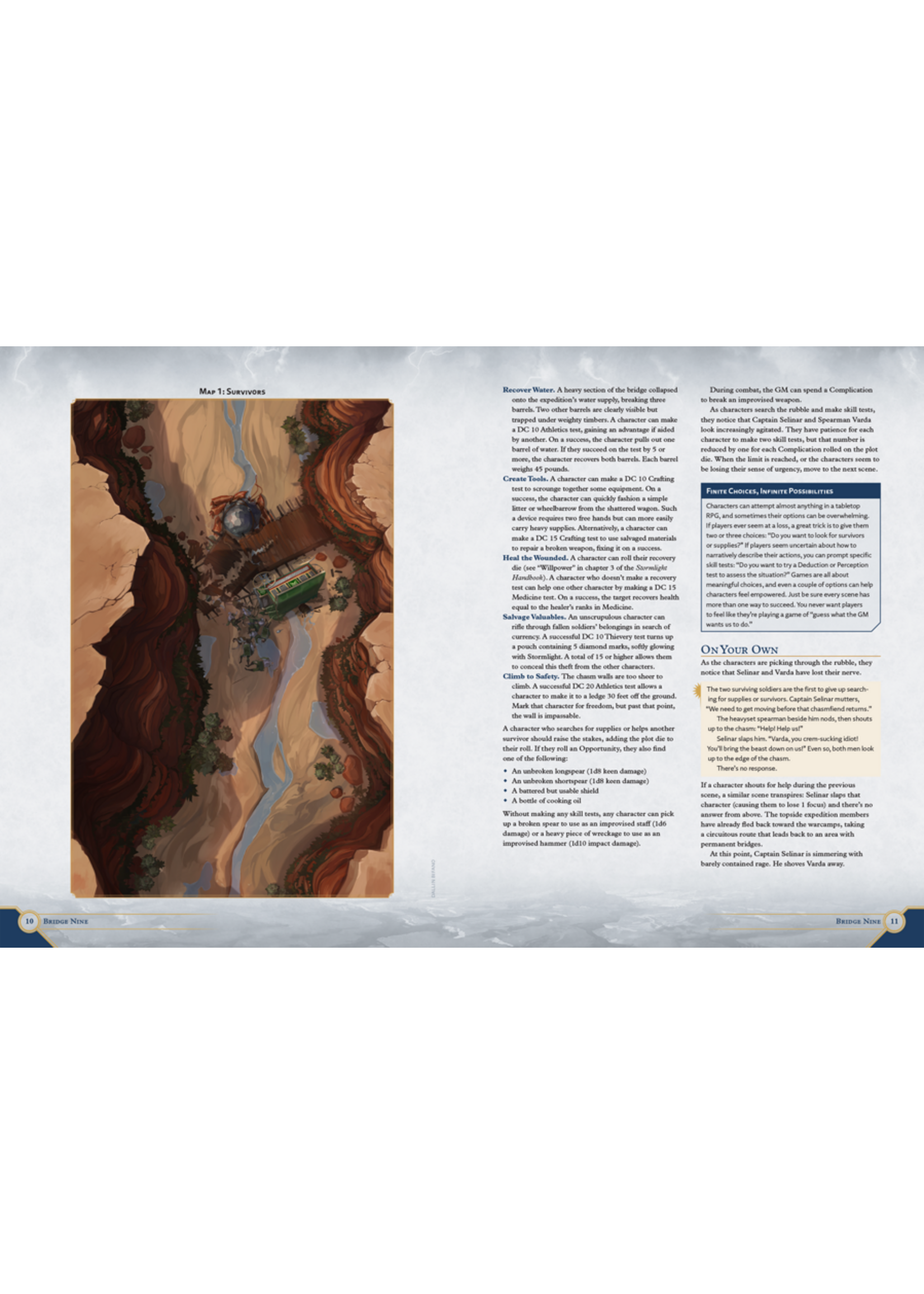 Brotherwise Games Cosmere RPG: Stormlight Adventure Bridge Nine (EN) (Pre-Order)