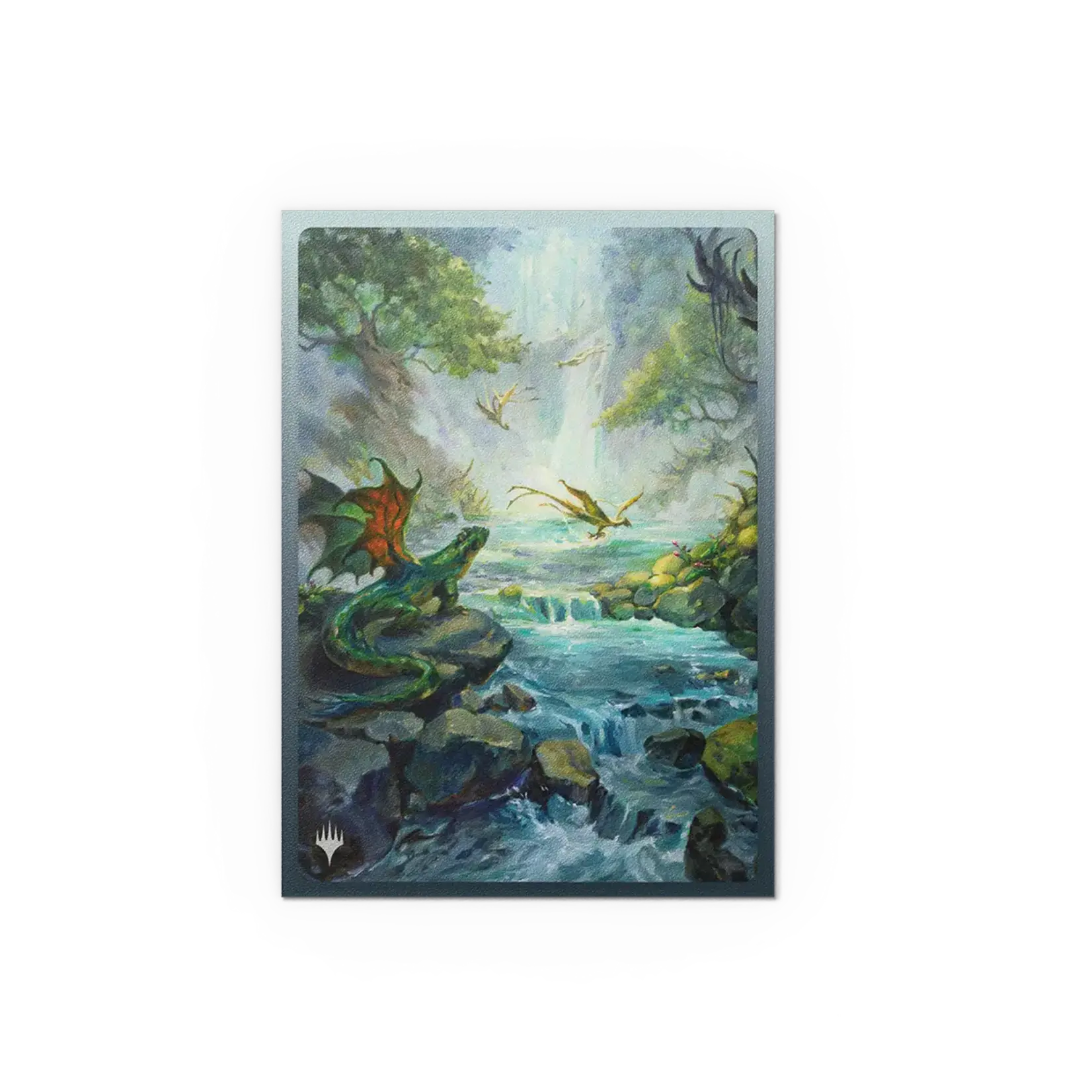 Dragonshield Dragonshield 100 Matte Dual Art Sleeves Landfall Series - Misty Rainforest