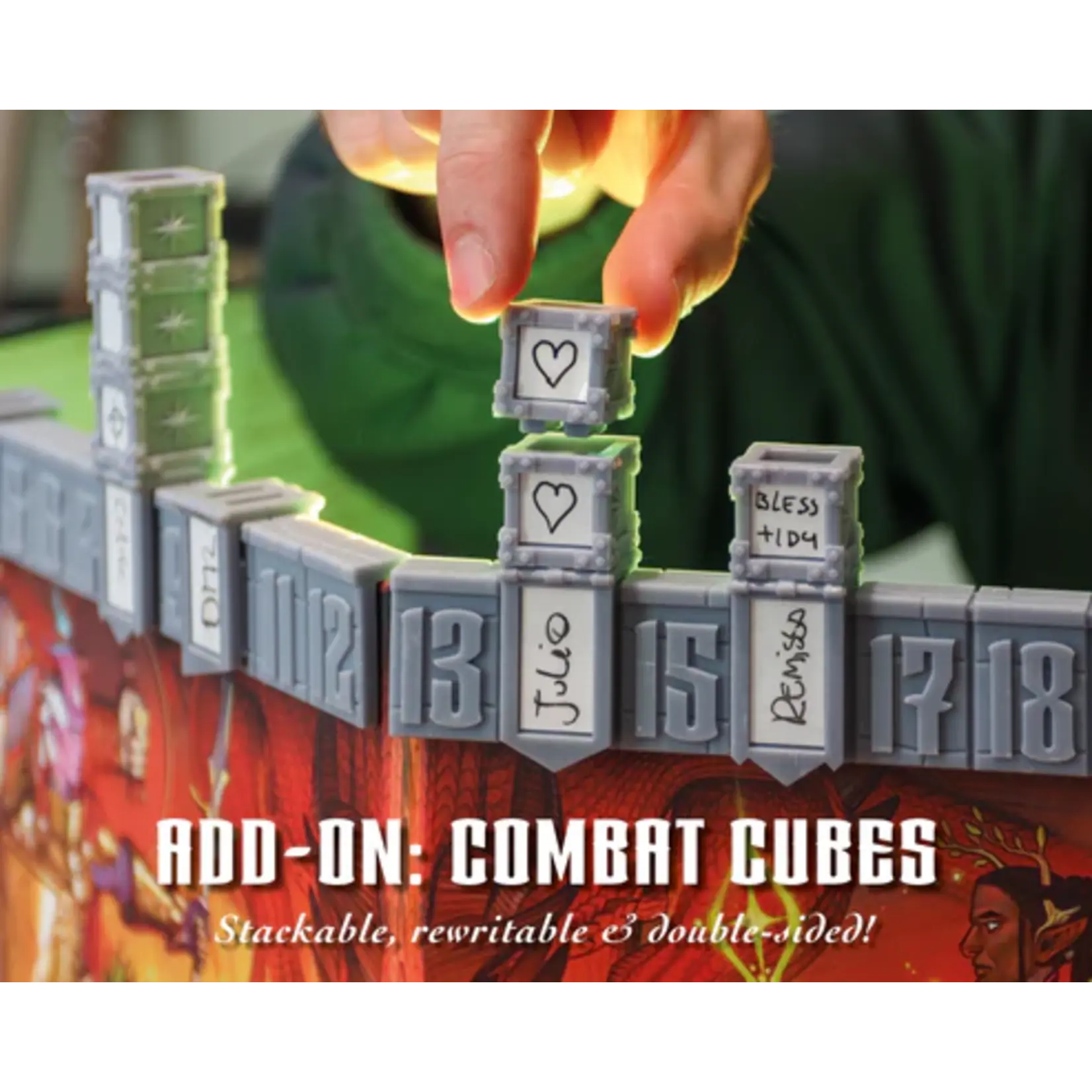 Cacklin Slayers RPG Initiative Tracker Combat Cubes