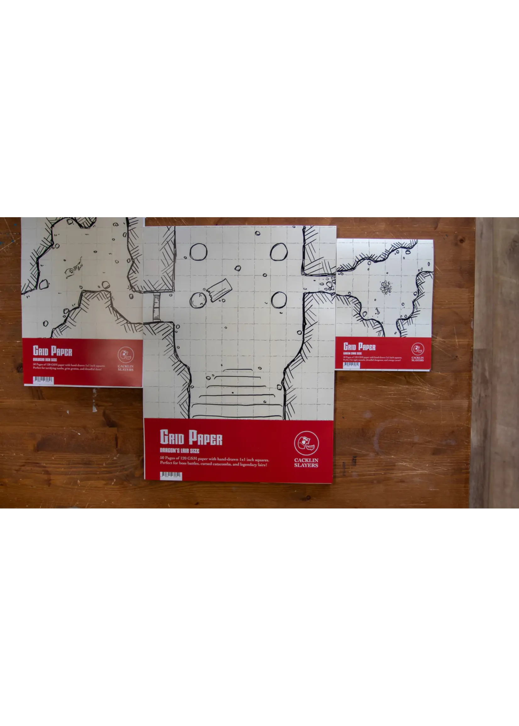 Cacklin Slayers RPG Grid Paper - Goblin Cave