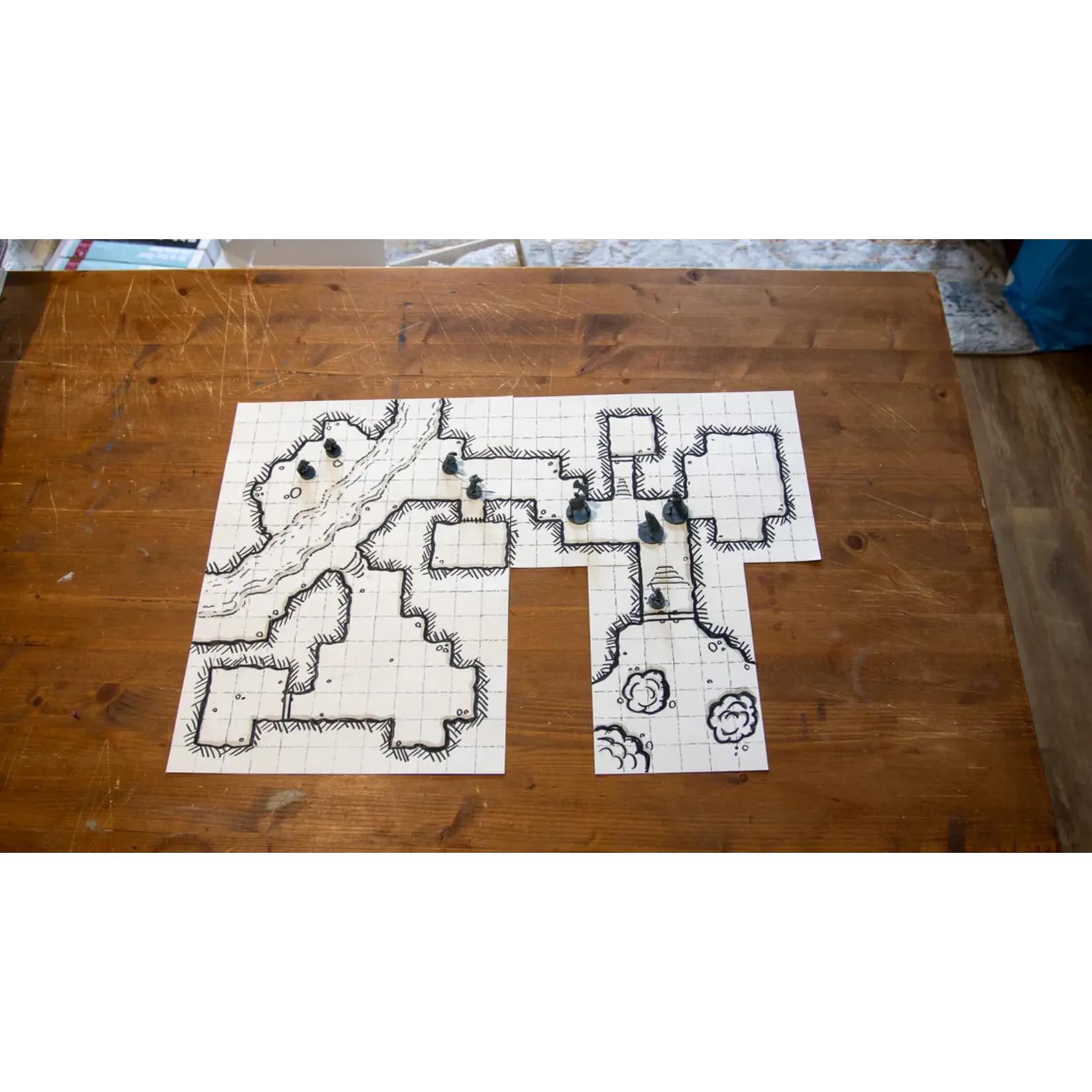 Cacklin Slayers RPG Grid Paper - Goblin Cave Size
