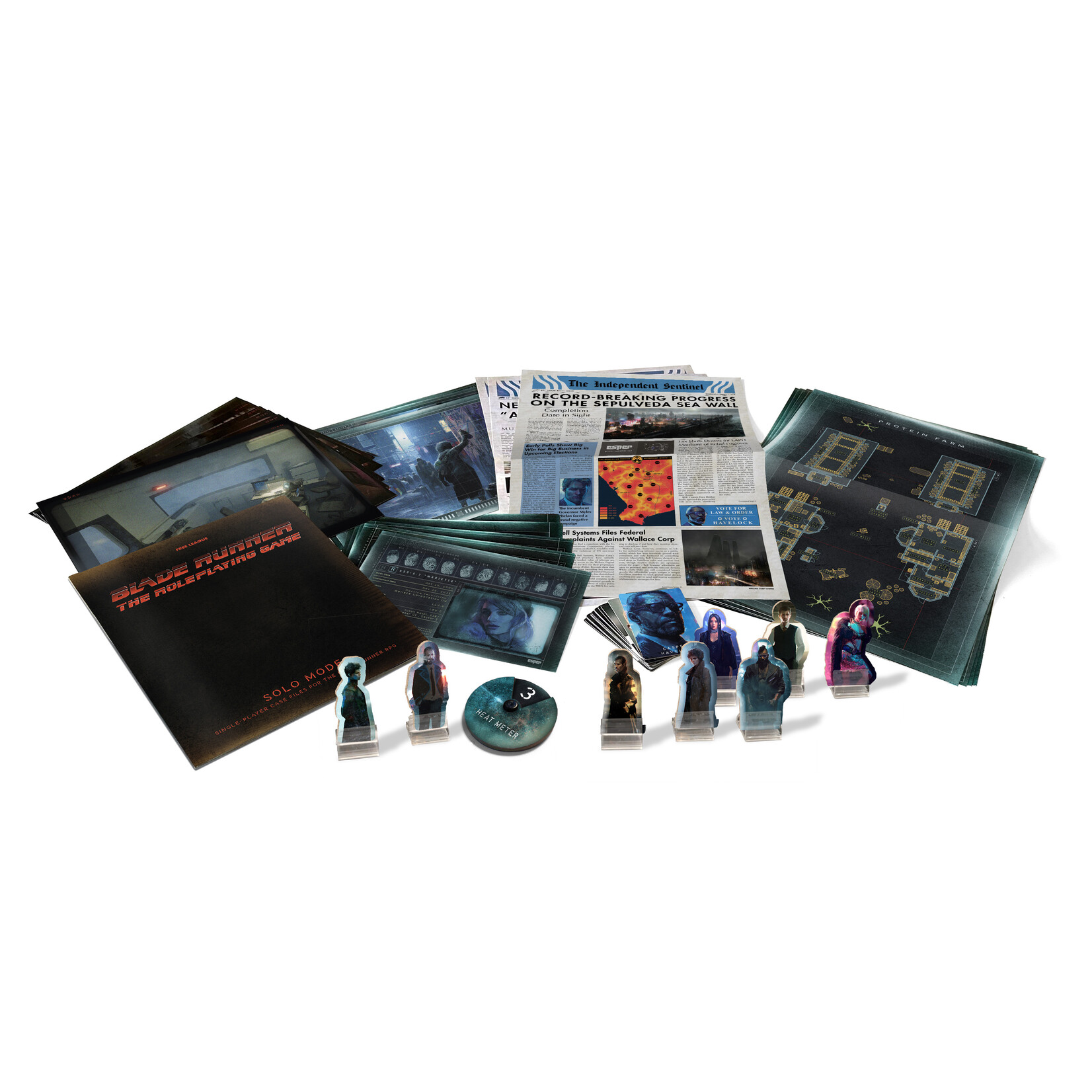 Free League Publishing Blade Runner RPG Asset Pack & Solo Mode (EN) (Pre-order)