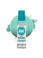 AK Interactive AK 3rd Gen Acrylics: Verdigris Wash (18ml)
