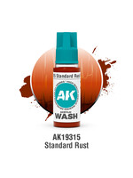 AK Interactive AK 3rd Gen Acrylics: Standard Rust Wash (18ml)