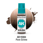 AK Interactive AK 3rd Gen Acrylics: Pure Grime Wash (18ml)