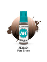 AK Interactive AK 3rd Gen Acrylics: Pure Grime Wash (18ml)