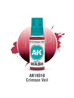AK Interactive AK 3rd Gen Acrylics: Crimson Veil Wash (18ml)