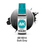 AK Interactive AK 3rd Gen Acrylics: Dark Grey Wash (18ml)
