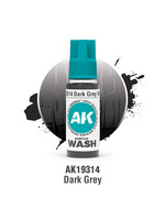AK Interactive AK 3rd Gen Acrylics: Dark Grey Wash (18ml)