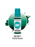 AK Interactive AK 3rd Gen Acrylics: Putrid Green Wash (18ml)