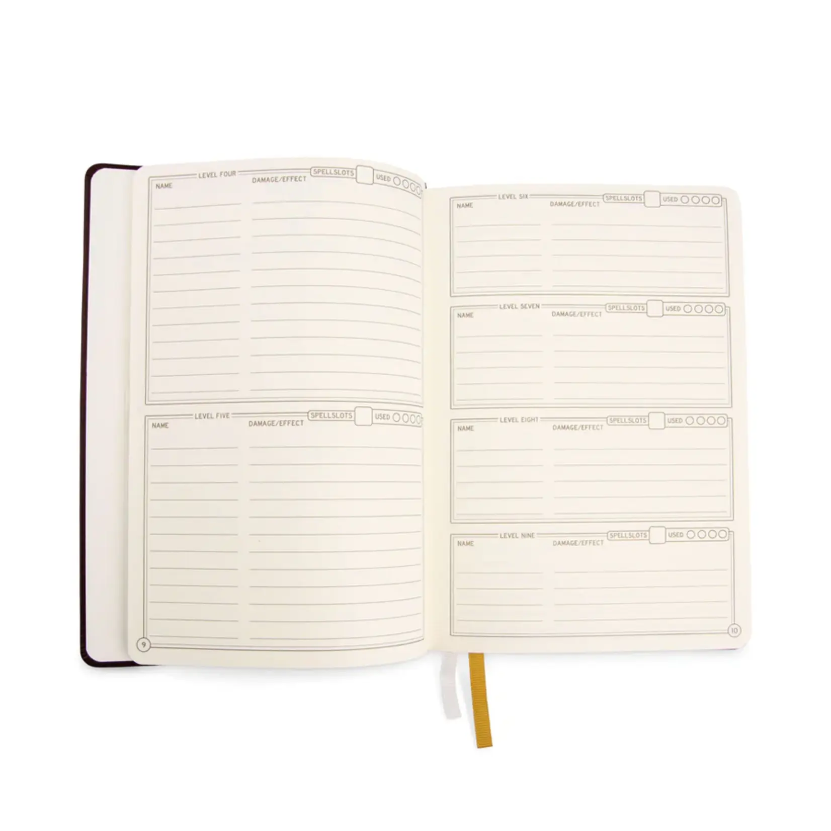 Glass Staff DnD 5e Player Journal Black