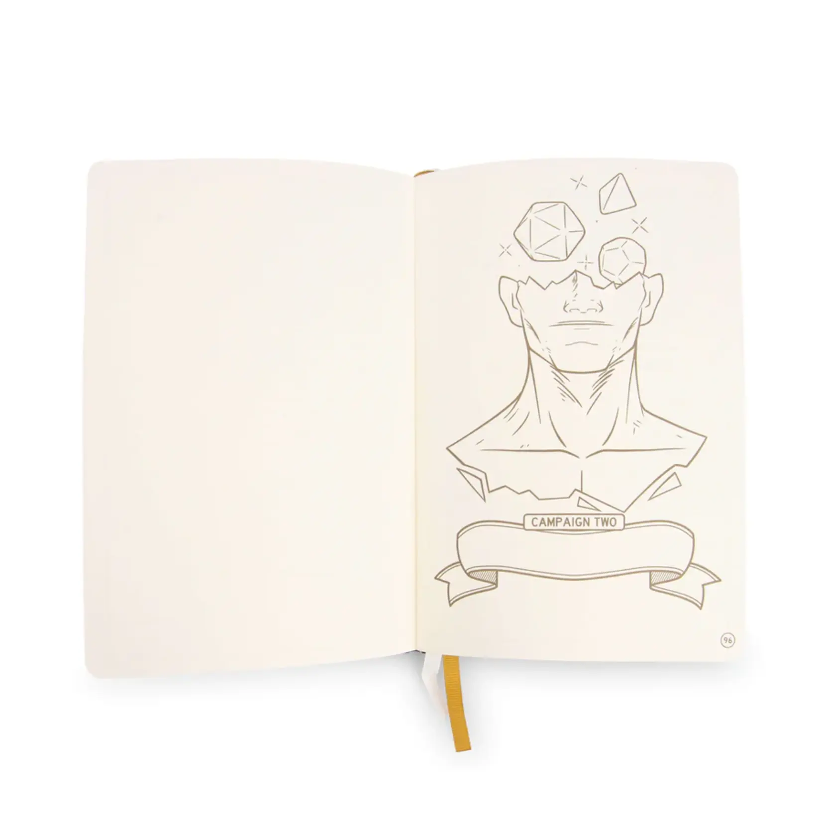 Glass Staff DnD 5e Player Journal Green