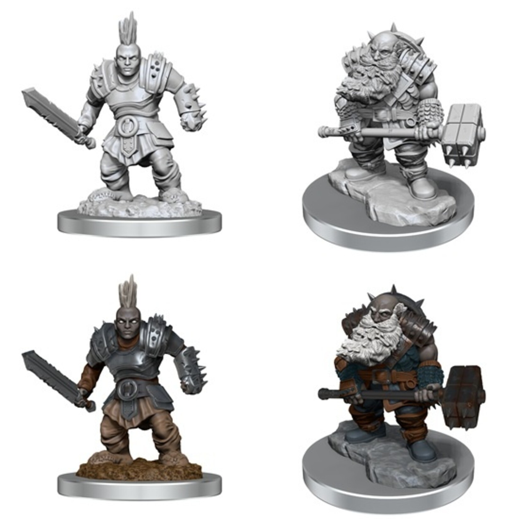 Wizkids D&D Nolzur's Marvelous Miniatures Duergar Fighters