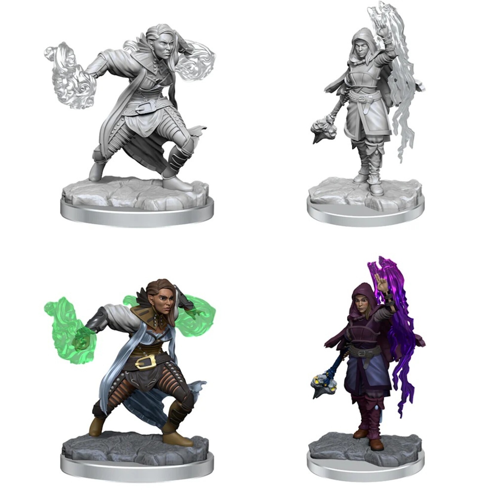 Wizkids D&D Nolzur's Marvelous Miniatures Half-Elf Warlock Female