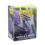 Dragonshield Dragonshield 100 Box Dual Matte Sleeves Nebula & Silver