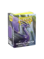 Dragonshield Dragonshield 100 Box Dual Matte Sleeves Nebula & Silver