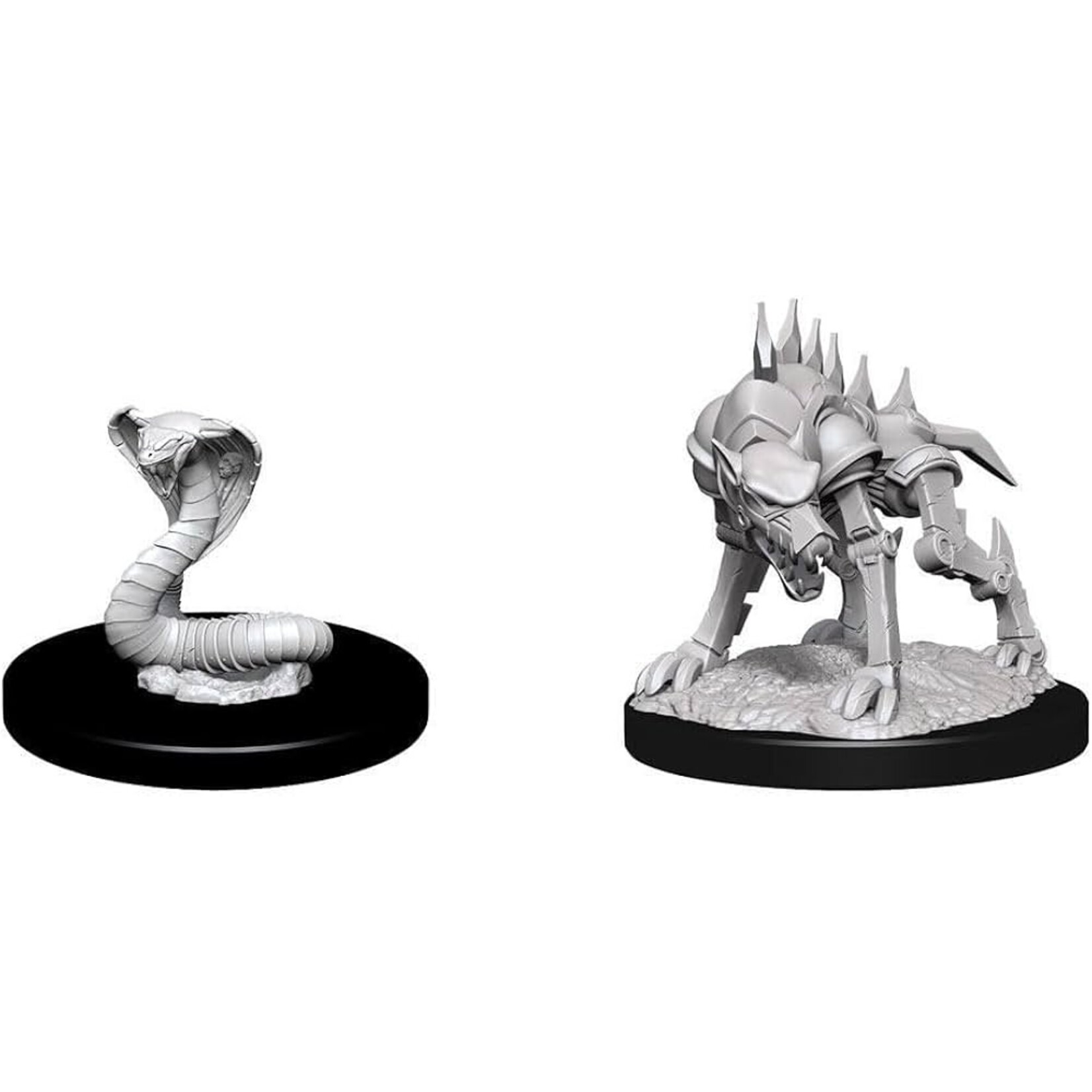 Wizkids D&D Nolzur's Marvelous Miniatures Iron Cobra & Iron Defender