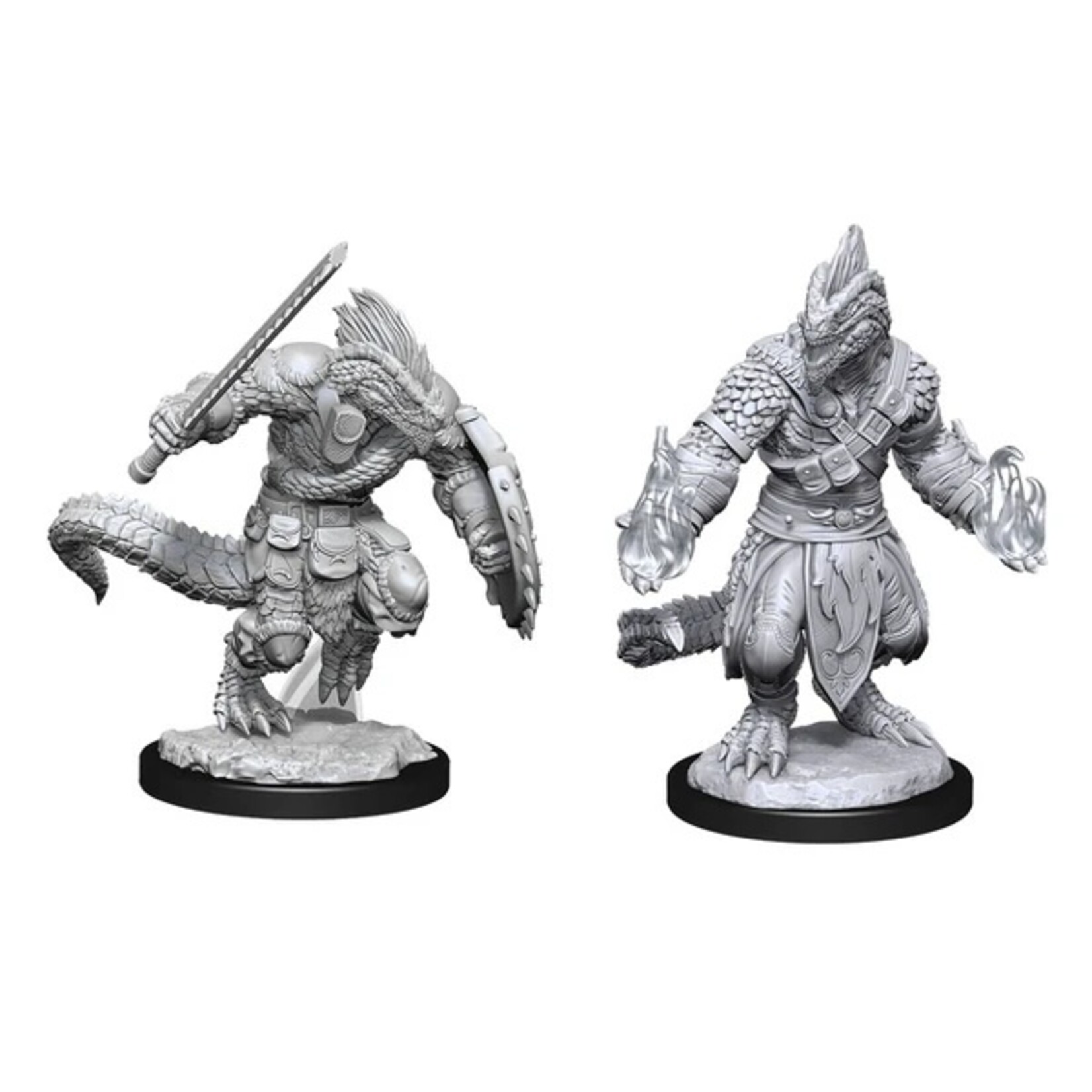 Wizkids D&D Nolzur's Marvelous Miniatures Lizardfolk Barbarian & Cleric