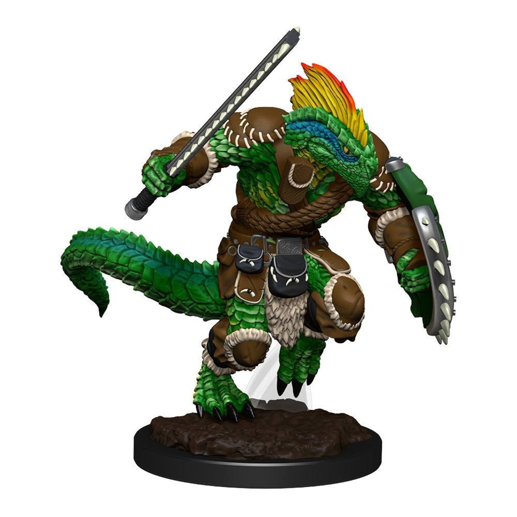 Wizkids D&D Nolzur's Marvelous Miniatures Lizardfolk Barbarian & Cleric