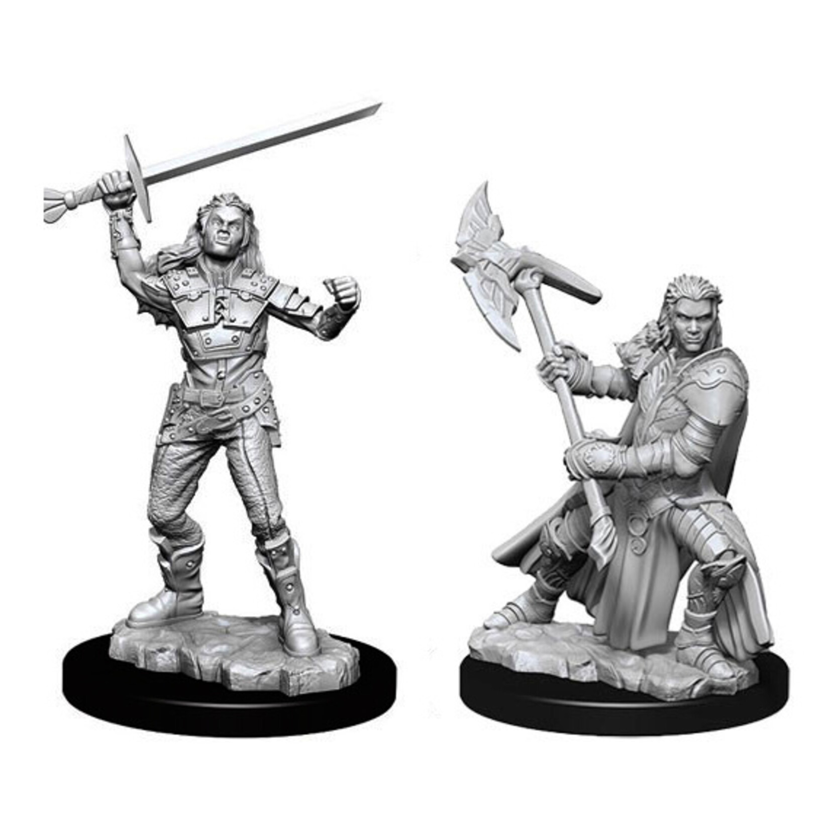 Wizkids D&D Nolzur's Marvelous Miniatures Half-Orc Fighter Female