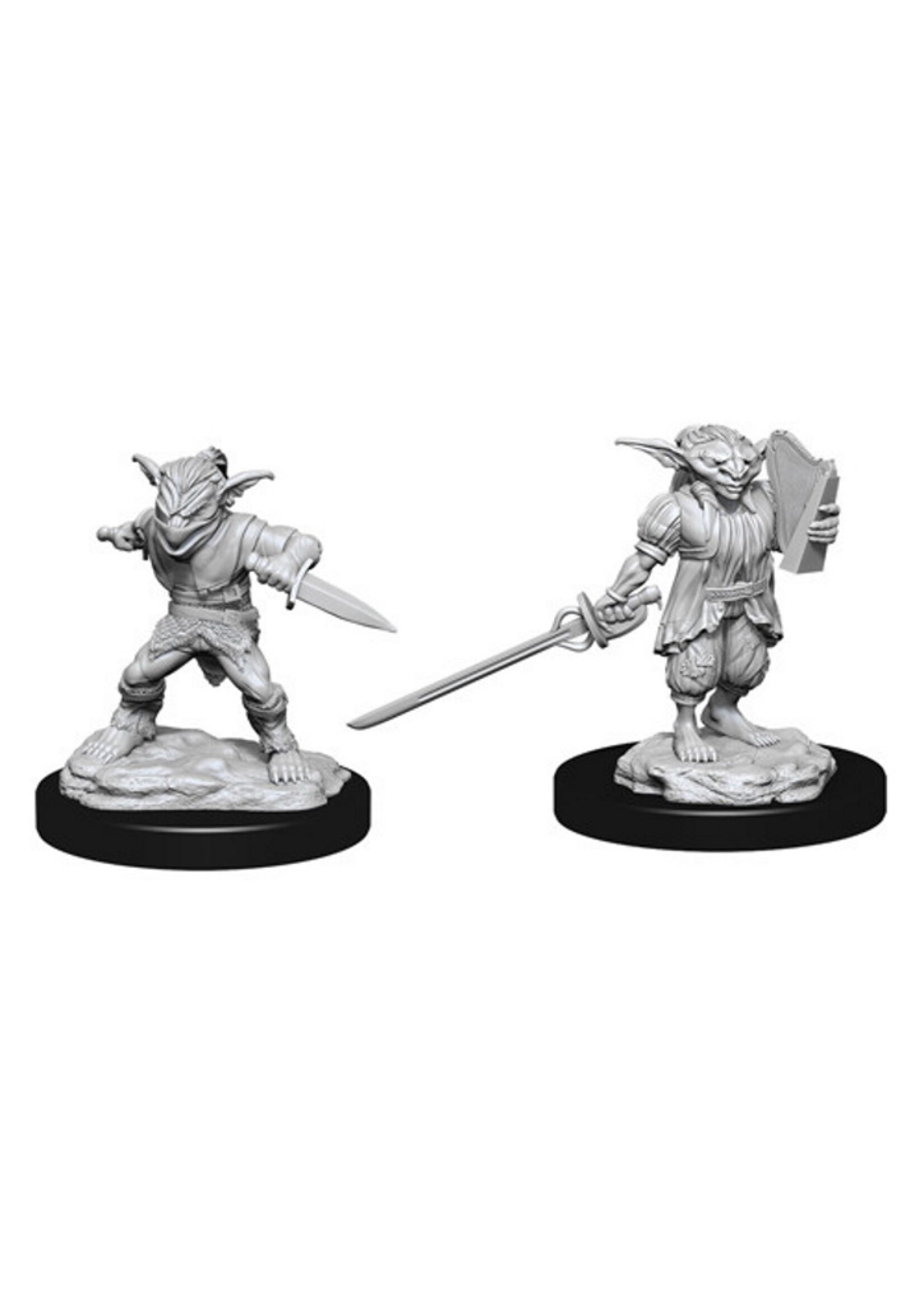Wizkids D&D Nolzur's Marvelous Miniatures Goblin Rogue Male  & Female Goblin Bard