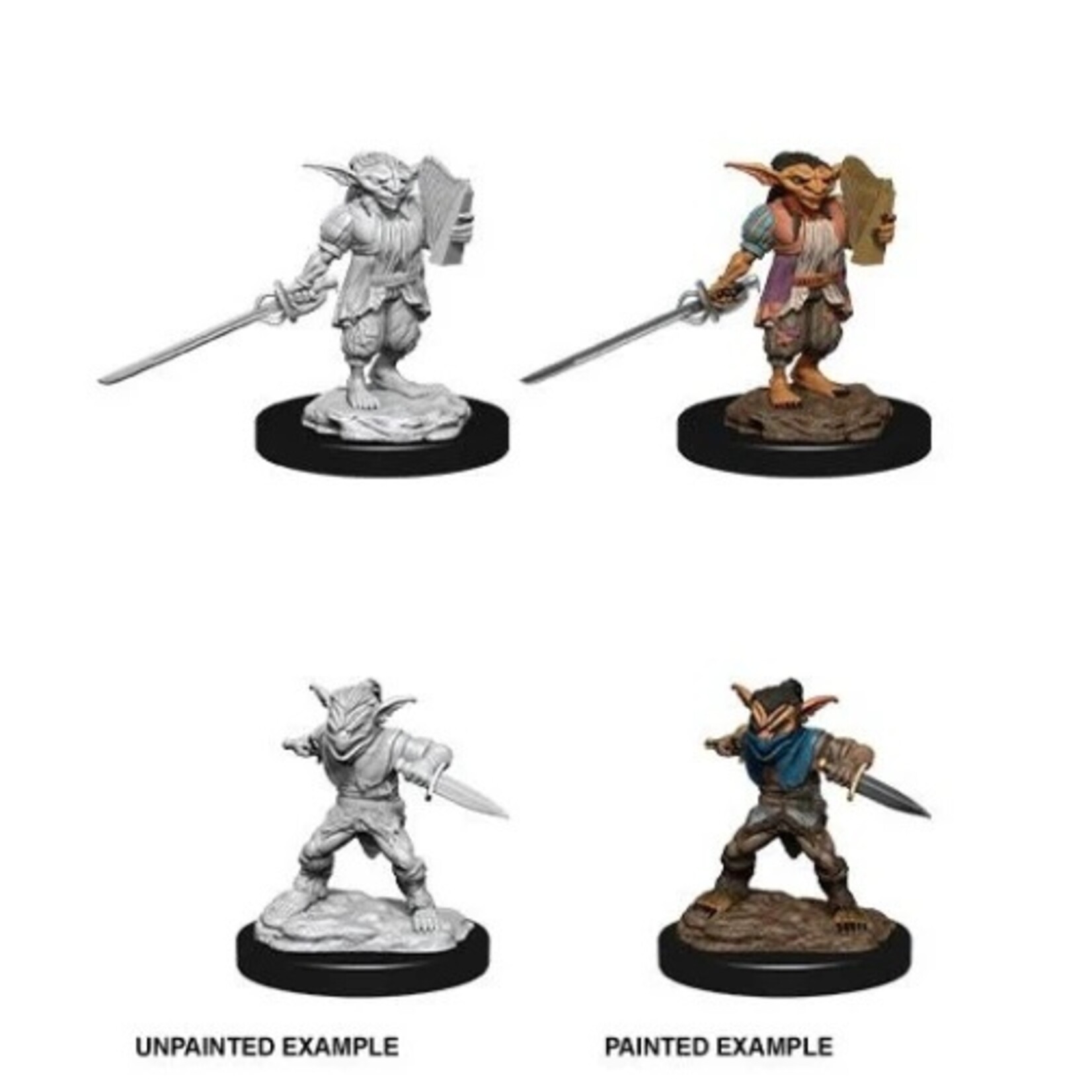 Wizkids D&D Nolzur's Marvelous Miniatures Goblin Rogue Male  & Female Goblin Bard