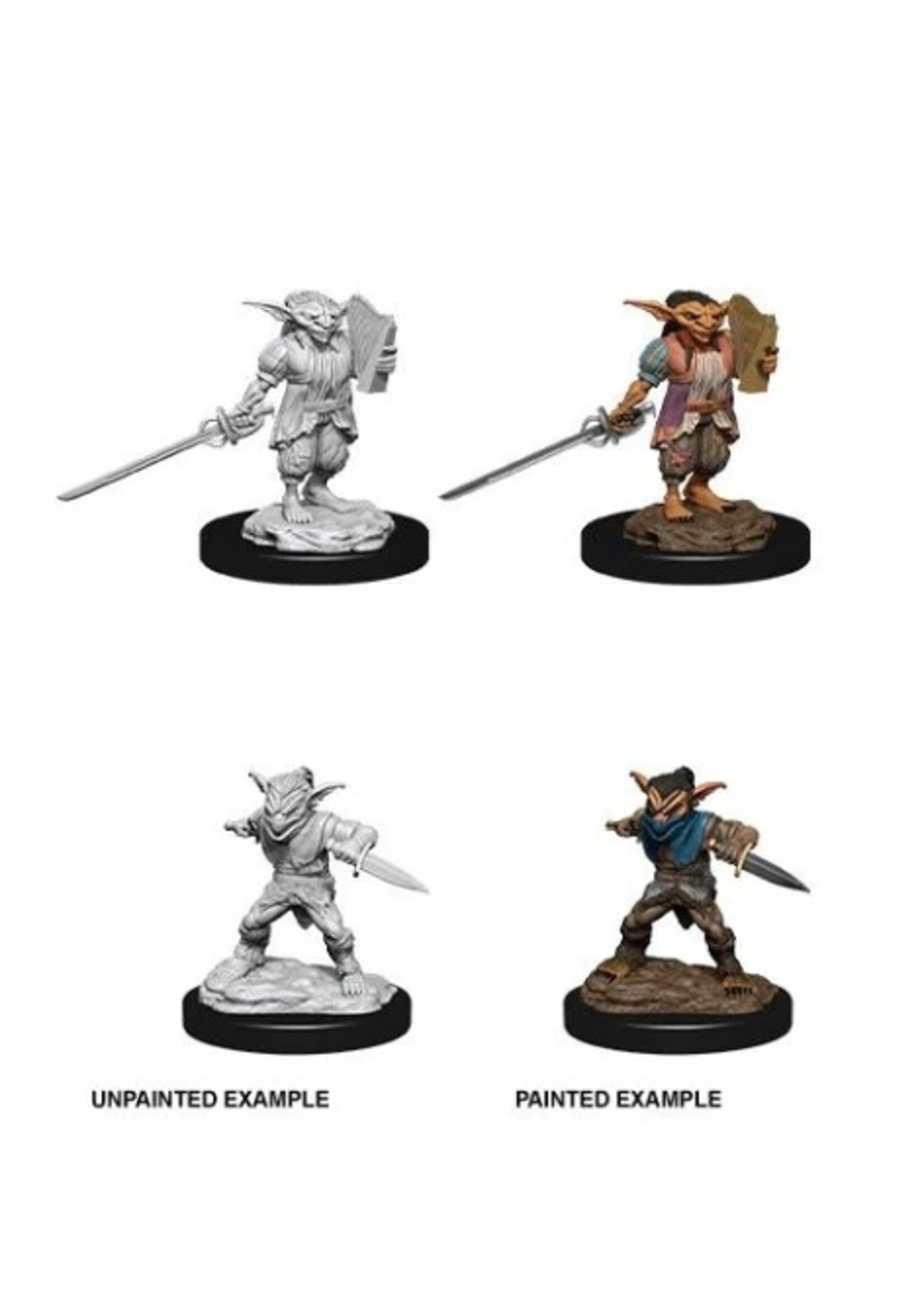 Wizkids D&D Nolzur's Marvelous Miniatures Goblin Rogue Male  & Female Goblin Bard