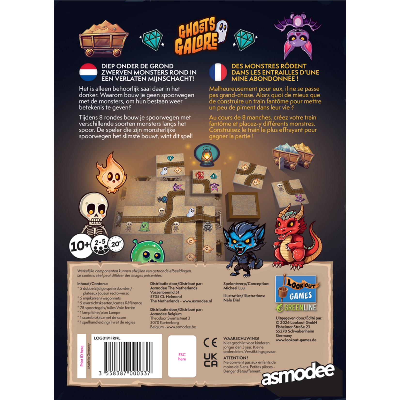 Lookout Games Ghosts Galore (NL/FR)