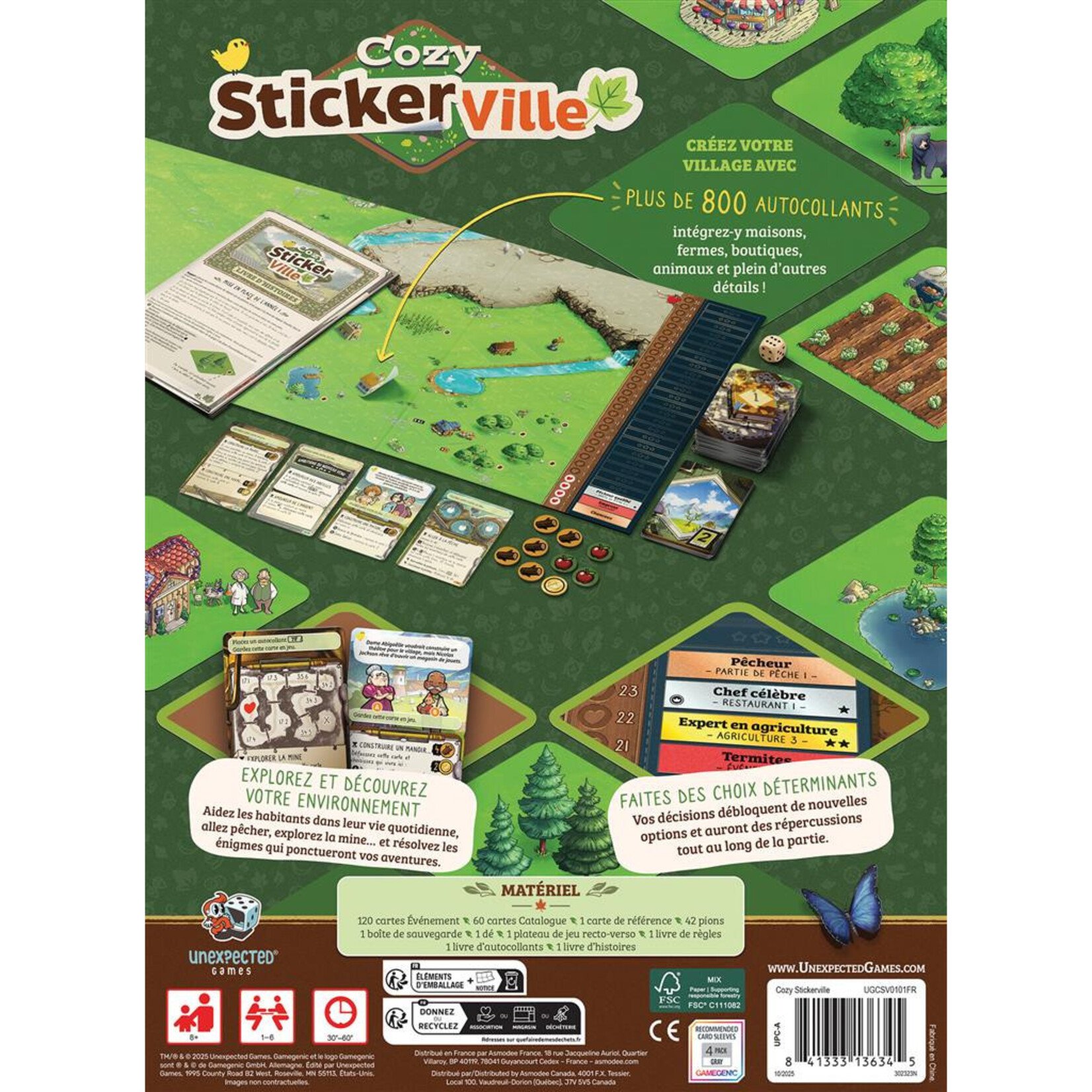 Unexpected Games Cozy Stickerville (EN)