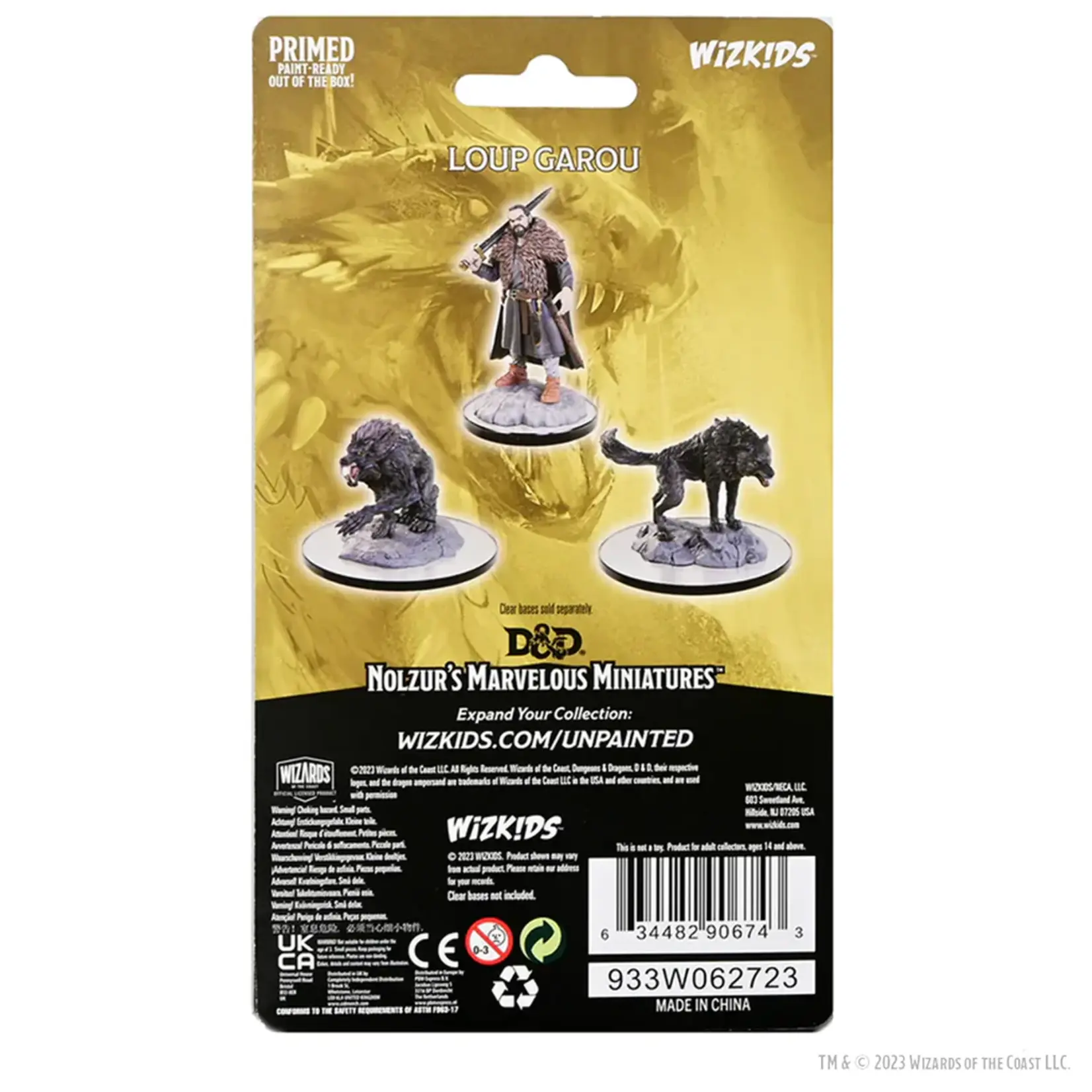 Wizkids D&D Nolzur's Marvelous Miniatures Loup Garou