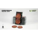Gamers Grass Molten Lava Bases Pre-Painted (2x 60mm Round)