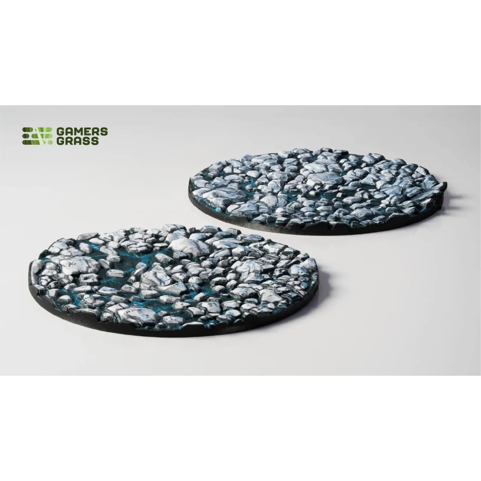 Gamers Grass Frost Lake Bases Pre-Painted (2x 60mm Round)