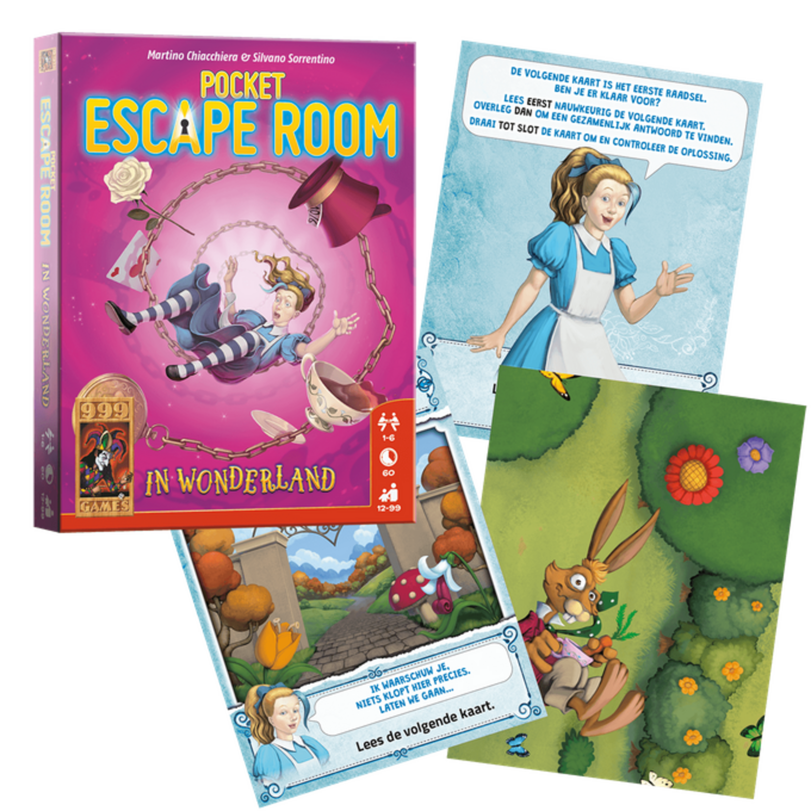 999-Games Pocket Escape Room: In Wonderland (NL)